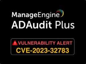 ManageEngine ADAudit Plus Vulnerability